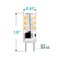 Luxrite Mini LED Light Bulbs 3W (35W Equivalent) 140LM 2700K Warm White G8 Base 8-Pack LR24609-8PK - alternate 3